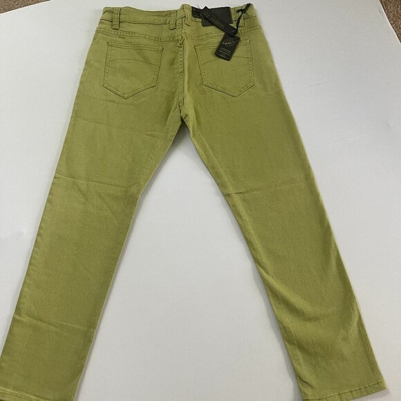 Kayden K Men's Skinny Jeans Stretch Spring Green Size 34x30 NWT - Picture 4 of 4